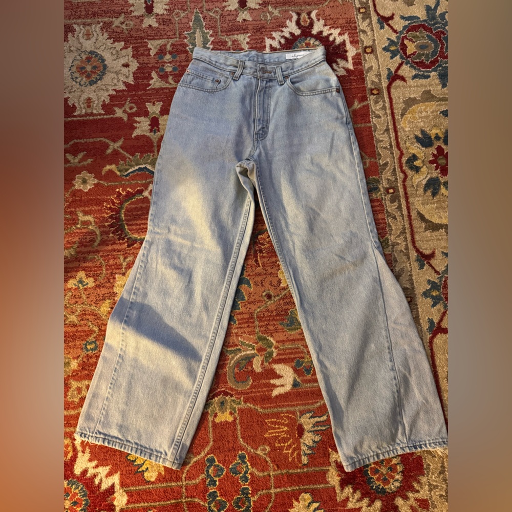 Aligrace Levi’s slouchy wide low jeans from Revolve. Sold out on revolve!